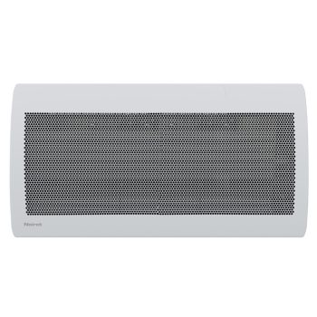   Noirot E184115 Radiance H 1500 BL elektromos hősugárzó panel, 1500 W, IP24 védettség, beépített termosztát LCD kijelzővel, fali kivitel