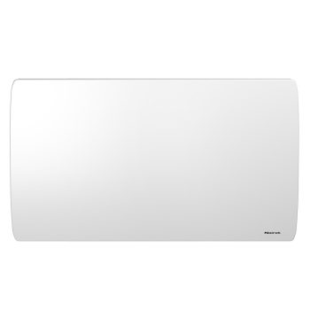   Noirot E216115 Inova H 1500 BL hősugárzó, 1500 W, IP24 védettség, nyitott ablak érzékelő, beépített termosztát LCD-vel, fali kivitel