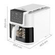 ARDES ARFRYA08LVW 8 literes Air Fryer forrólevegős sütő - fehér