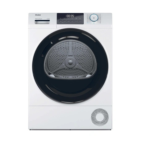 Haier SZÁRÍTÓGÉP HŐSZIVATTYÚS 8 KG HD80-E929E-S
