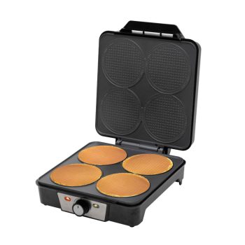   Home HGOS4 ostyasütő és sajtos tallér sütő, 1200 W, rozsdamentes burkolat, jelzőfények, 160–235 °C