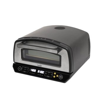   HOME HGPZ450 elektromos pizzasütő, max. 2000 W, max. 450 °C, LED kijelző, érintőgomb, fém ház, multifunkciós