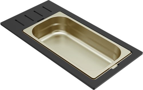 ELLECI - Tároló edény egyrészes gourmet 433 HPL kerettel - Arany