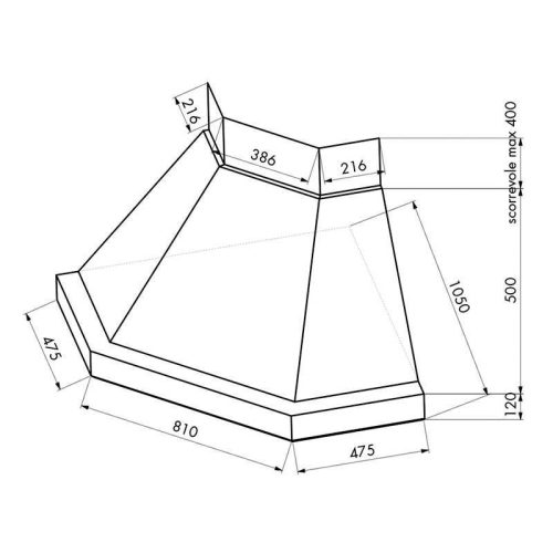 Kdesign - Páraelszívó AISHA SAROK T500