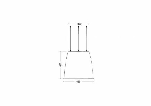 Kdesign - Páraelszívó K114-I T600 sziget - Titánium