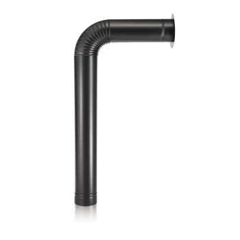   KDESIGN - Páraelszívó tartozék K114 titanium könyökcső
