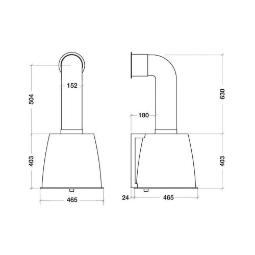 Kdesign - Páraelszívó K114-W T60 Fehér