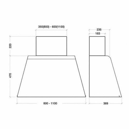 Kdesign - Páraelszívó K129-80 T500 Corten