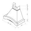 Kdesign - Páraelszívó ALICE 90 natúr T500 Fehér