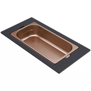   ELLECI - Tároló edény egyrészes gourmet 366 HPL kerettel - Bronz