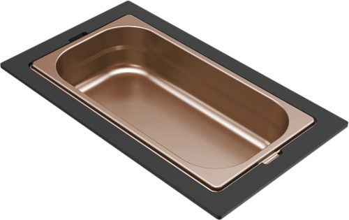 ELLECI - Tároló edény egyrészes gourmet 366 HPL kerettel - Bronz