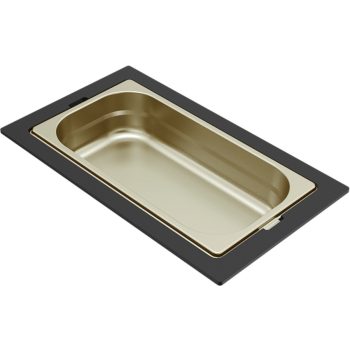   ELLECI - Tároló edény egyrészes gourmet 366 HPL kerettel - Arany