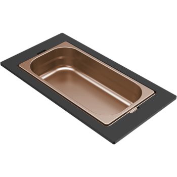   ELLECI - Tároló edény egyrészes gourmet 410 HPL kerettel - Bronz