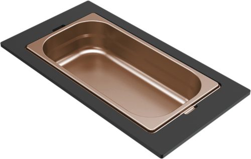 ELLECI - Tároló edény egyrészes gourmet 410 HPL kerettel - Bronz