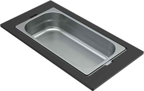 ELLECI - Tároló edény egyrészes gourmet 410 HPL kerettel  - Inox