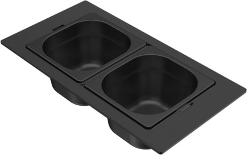 ELLECI - KF042100BK Gourmet szett 1/6 ZEN fekete - A készlet erejéig rendelhető!