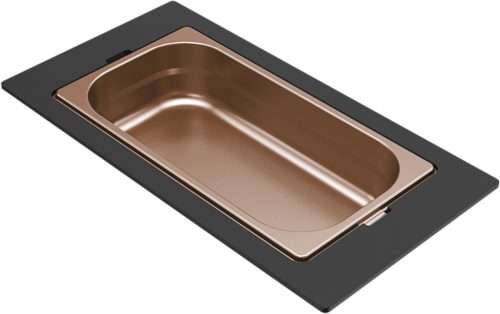 ELLECI - Tároló edény egyrészes gourmet 378 HPL kerettel - Bronz