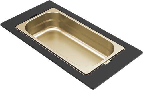 ELLECI - Tároló edény egyrészes gourmet 378 HPL kerettel - Arany