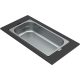 ELLECI- Tároló edény egyrészes gourmet 378 inox HPL kerettel