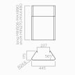 ELICA - Páraelszívó csőtakaró kürtő KIT0010439 H450