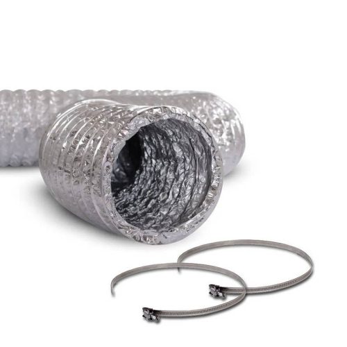 Elica - Flexibilis (félmerev) ALU cső ø150 + 2 db bilincs