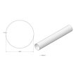 Elica - Légtechnikai cső ø150 mm, hossz: 1000 mm