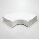 Elica - Lapos csatorna sarok - vízszintes 227x94 mm