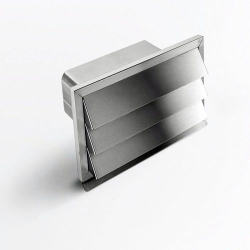 Elica - Gravitációs zsalu csatornához inox 290x160 mm, belső méret: 216x82 mm