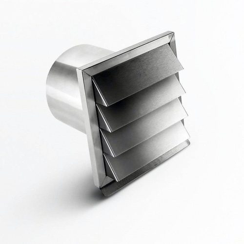Elica - Gravitációs zsalu kör csatlakozóval inox 190x190 mm