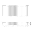 Elica - Flexibilis lapos csatorna 218x55x190 mm, hossz: 590 mm