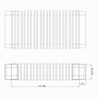 Elica - Flexibilis könyök 90° 227X94 mm, hossz: 560 mm