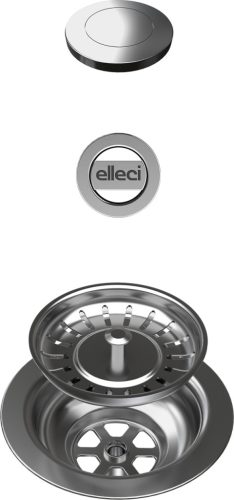 ELLECI - STANDARD OPEN UP automata dugókiemelő egymedencés mosogatókhoz - inox