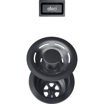   ELLECI - FLOW-PRO szűrő és négyzetes túlfolyó egymedencés mosogatókhoz - fegyveracél