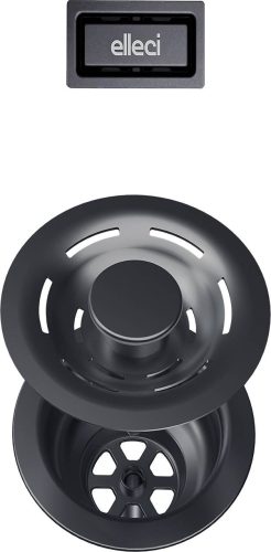 ELLECI - FLOW-PRO szűrő és négyzetes túlfolyó egymedencés mosogatókhoz - fegyveracél