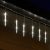 HOME KJL288 jégcsap fényfüzér, 3,5m hosszú, 288db hidegfehér SMD LED, 8db jégcsap/36db LED, hálózati adapter, kül- és beltéri kivitel