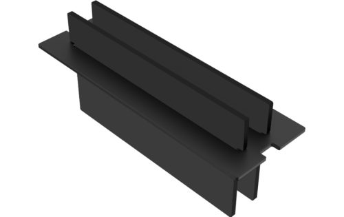 ELLECI - Tányércsepegtető 410x137x180mm Mixology mosogatókhoz fekete