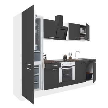   Yorki 270 konyhabútor alsó sütős, alulfagyasztós hűtős kivitelben