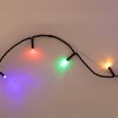 Home LED248M LED fényfüzér, 240db színes LED, 23,9m hosszúságú, 8 program időzítővel, zöld vezeték, adapteres tápellátás, kül- és beltéri kivitel