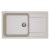 ELLECI - Gránit mosogatótálca Life 410 G39 Bianco soft