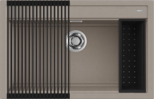 ELLECI - Mosogatótálca Best 130 Workstation Szett G43 Tortora - Kifutó termék!