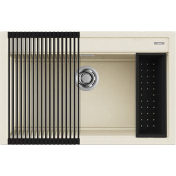   ELLECI - Mosogatótálca Best 130 Workstation Szett G62 Bianco antico