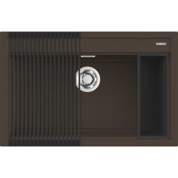   ELLECI - Mosogatótálca Best 130 Workstation Szett G78 Espresso - A készlet erejéig rendelhető!