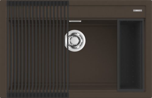 ELLECI - Mosogatótálca Best 130 Workstation Szett G78 Espresso - A készlet erejéig rendelhető!