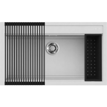   ELLECI - Mosogatótálca Best 360 Workstation Szett G68 Bianco - A készlet erejéig rendelhető!