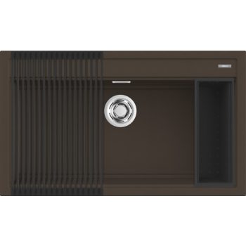   ELLECI - Mosogatótálca Best 360 Workstation Szett G78 Espresso - A készlet erejéig rendelhető!