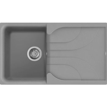 ELLECI - Gránit mosogatótálca Ego 400 G48 Cemento