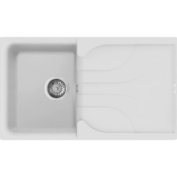 ELLECI - Gránit mosogatótálca Ego 400 G68 Bianco