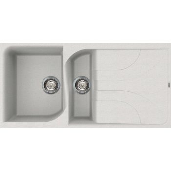   ELLECI - Gránit mosogatótálca Ego 475 G52 Bianco Pietra - Kifutó termék!