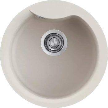 ELLECI - Gránit mosogatótálca Ego ROUND G39 Bianco soft