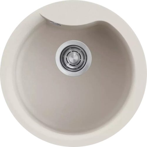 ELLECI - Gránit mosogatótálca Ego ROUND G39 Bianco soft